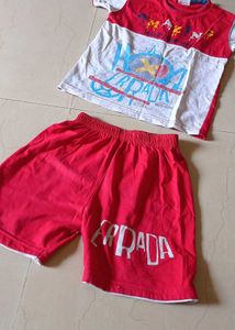 Sale🎊Boys Red &amp; White Outfit