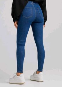 High Waisted Dark Skinny Jeans