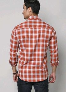 Checked Casual Shirt &amp; Plain Polo Tshirt