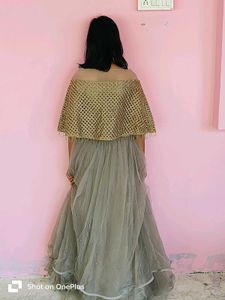 Crop Top With Lehnga
