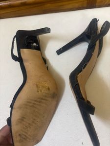Black Heeled Sandals