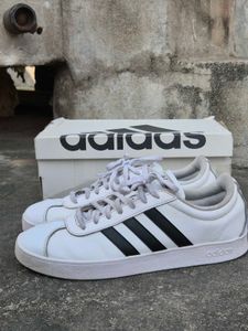 Adidas VL Court 2.0 White Sneakers – Like New