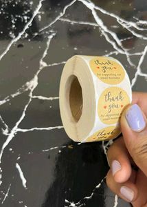 500 Thank You Stickers