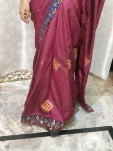 New Purple Saree