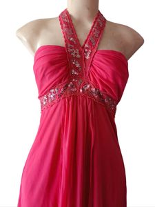 ✨ Stunning Red Halter Neck Dress ✨