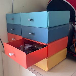 Colorful Storage Drawers Set Of 2