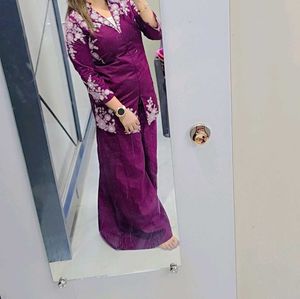 Elegant Purple Co-ord Set