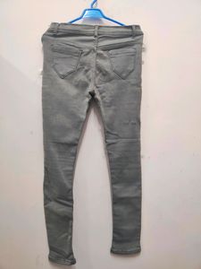 Women Grey Jeans Slim Fit