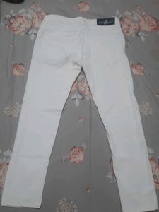 Givenchy White Distressed Jeans