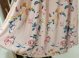 Floral Lace A line half nighty
