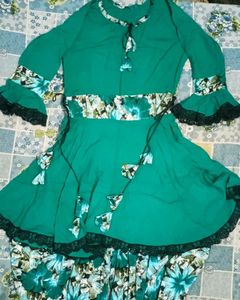 Peplum & Dhoti Salwar Dress