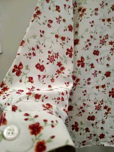 Floral Print Button-Down Shirt