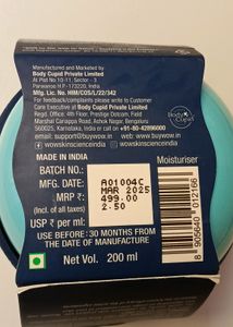 WOW SKIN SCIENCE[Aqua-sphere] Moisturiser