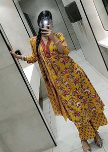 Floral Print Anarkali Kurta Set