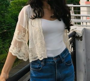 Crop Trendy Shrug