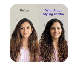 Arata Curly Hair Gel &amp; Cream Duo