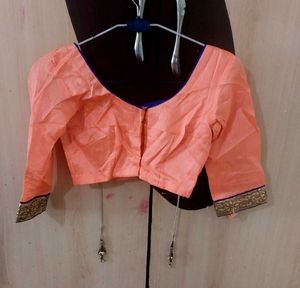 Orange Colour Saree 🥻