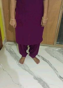 Purple Patiala Salwar Suit Set