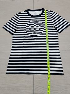 Tory Burch Premium Cotton tshirt with Logo Size XS
