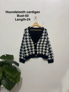 Houndstooth Cardigan