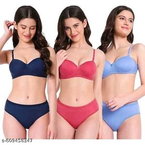 Bra & Panty Set | Women Half Padded Lingerie sets