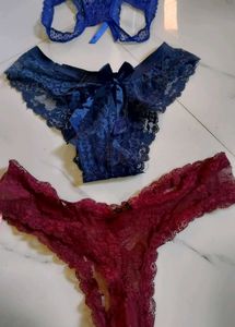 Lace Lingerie Set (3 Pieces)