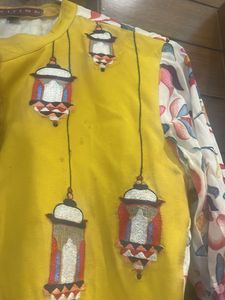 Floral Print Kurta
