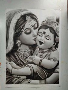 Radha Krishna Art