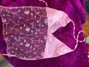 Pink Embroidered y2k top