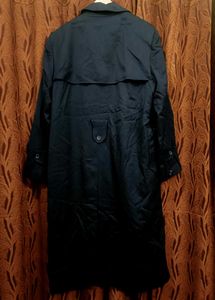 Imported Classic Black Trench Coat