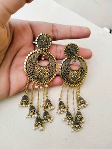 Boho Jhumka Earrings