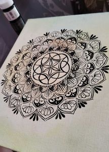 Canvasborad Mandala Art