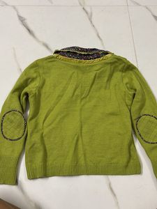 Korean 🍋‍🟩crop Sweater