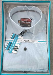 Qasmi & Sons Light Blue Dress Shirt