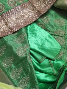 Gorgeous Green Lehenga Choli Set