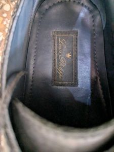Original Louis Philippe Formal Black Leather Shoes