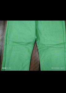Lime Green Wide Leg Pants