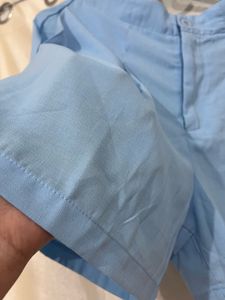 Light Blue Short Women