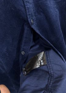 Uniqlo Blue Corduroy Shirt