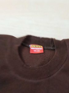 Brown Long Sleeve Top