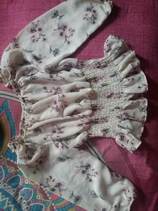 Off White Top  For Women