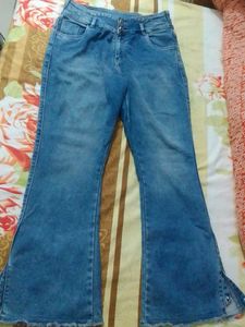 Flared Denim Jeans