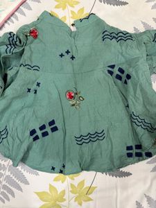 Poncho Crop Top