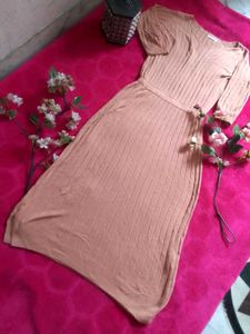 Elegant Knit Midi Dress