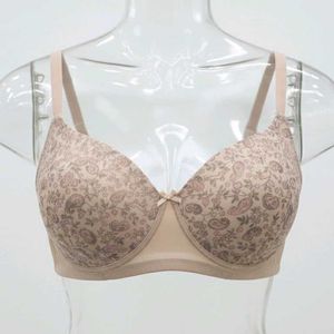 Floral Print Comfort Bra
