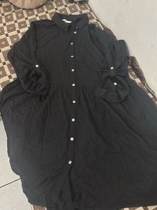 Black Shirt Dress