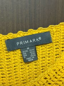 Yellow Crochet Cami Top