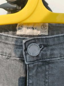 Gray Slim Fit Denim Jeans