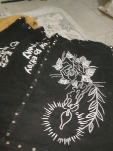 Unique Graphic Denim Jacket