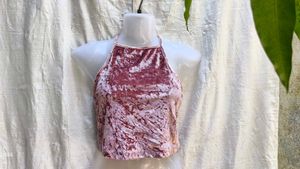 I. CUTE VELVET TOP